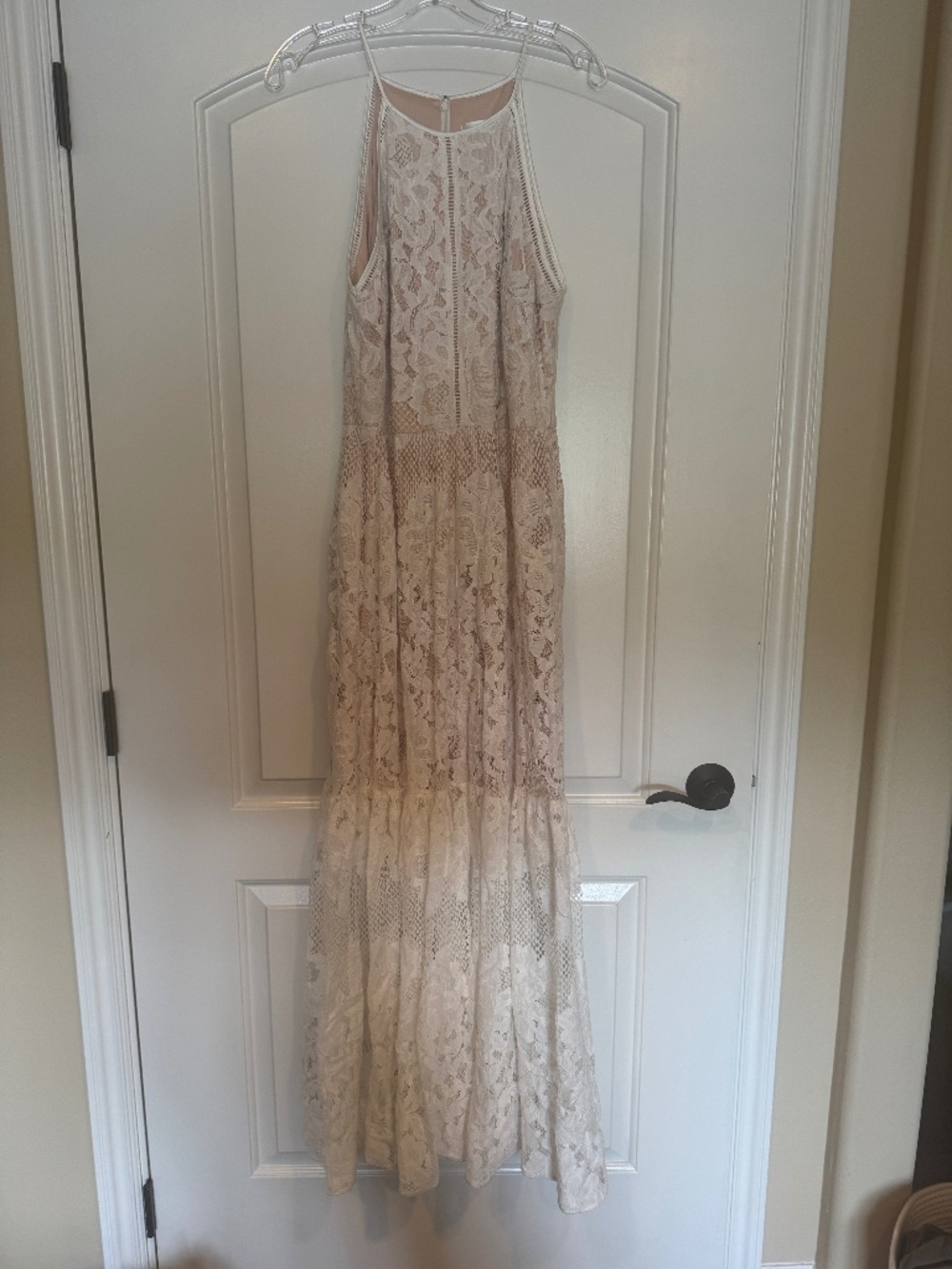 Eliza J White Lace Maxi. size 14